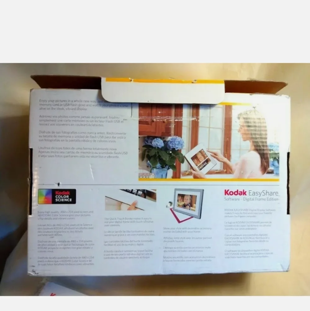 Kodak EasyShare P720 Digital Photo Frame 7” Display • Tested • Box Included